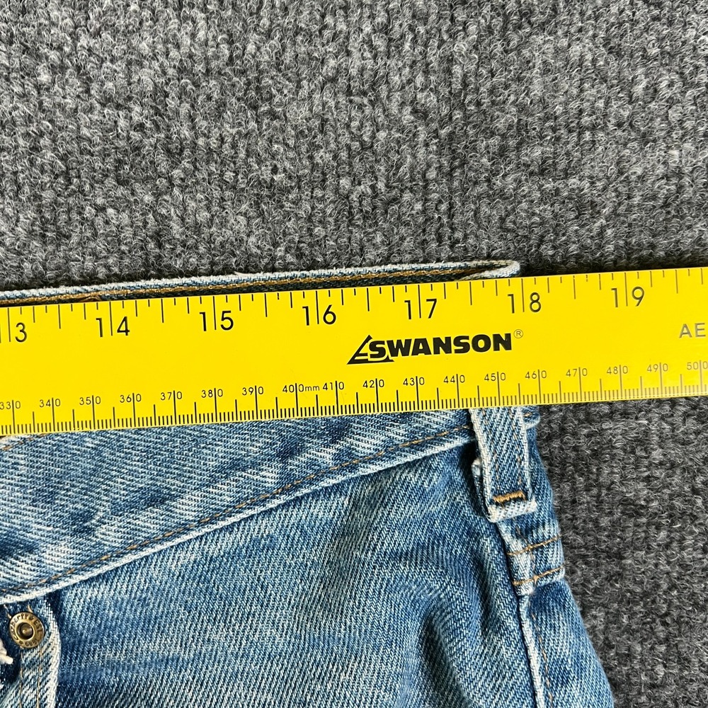 Carhartt Traditional Fit Jeans Mens 36x31.5‎ Blue Denim Cotton Straight Mid Rise - Picture 6 of 13